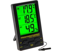 Термометр с гигрометром HYGROTHERMO PREMIUM (green light)